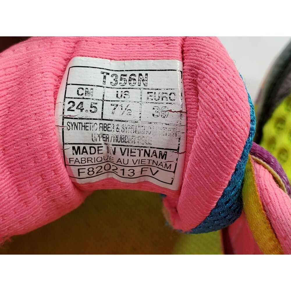 Asics Gel Noosa Tri 8 Womens 7.5‎ Running Shoes Athletic Multicolor T356N - Picture 5 of 8